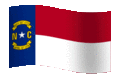 Free Animated GIF graphic of Flag for State of North Carolina.