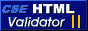 All web pages verified by CSE HTML Validator Pro 11.0